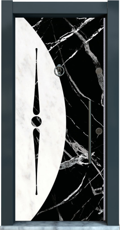 Black and White Steel Door Models