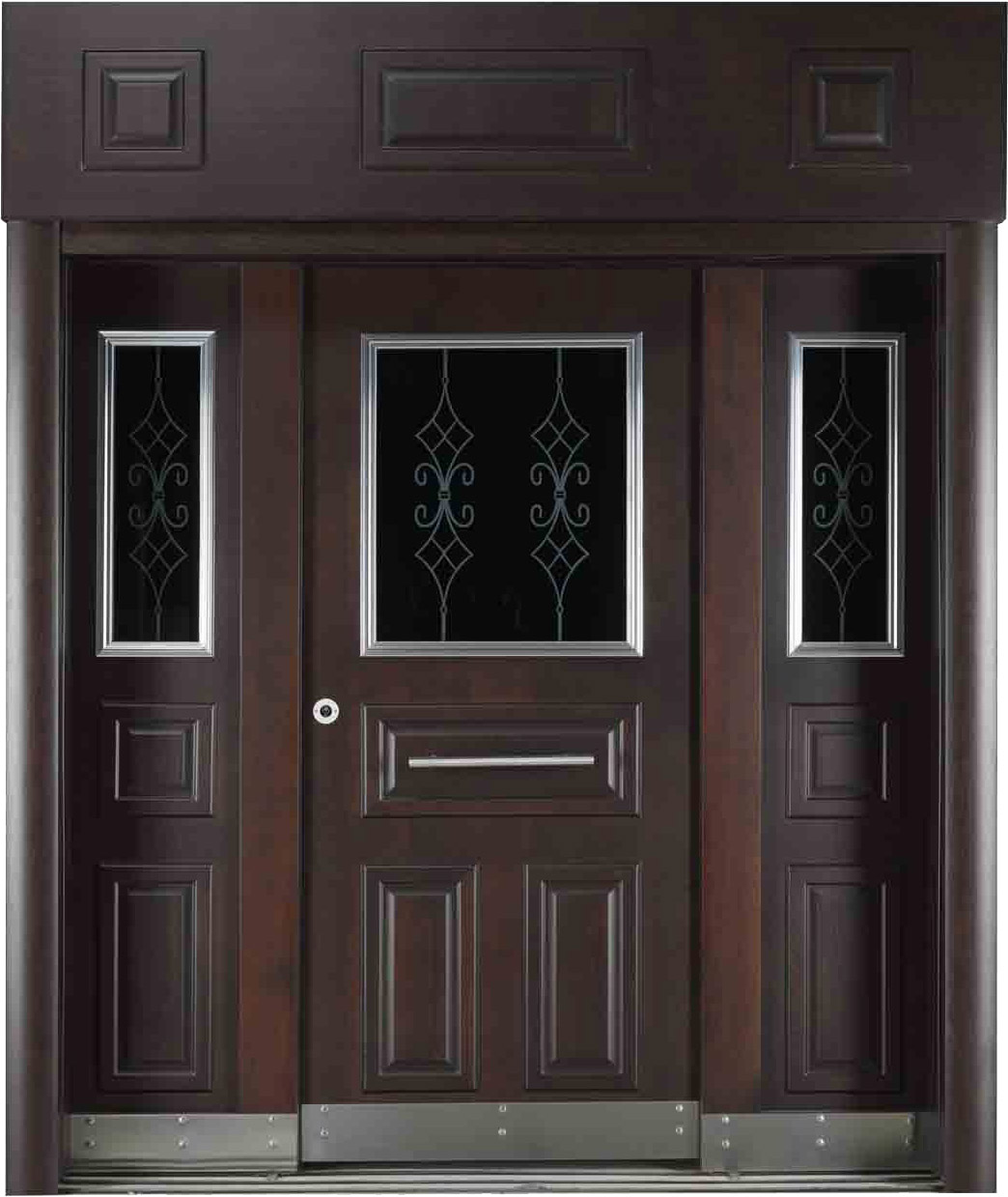Luxury Wooden Private Villa Door
