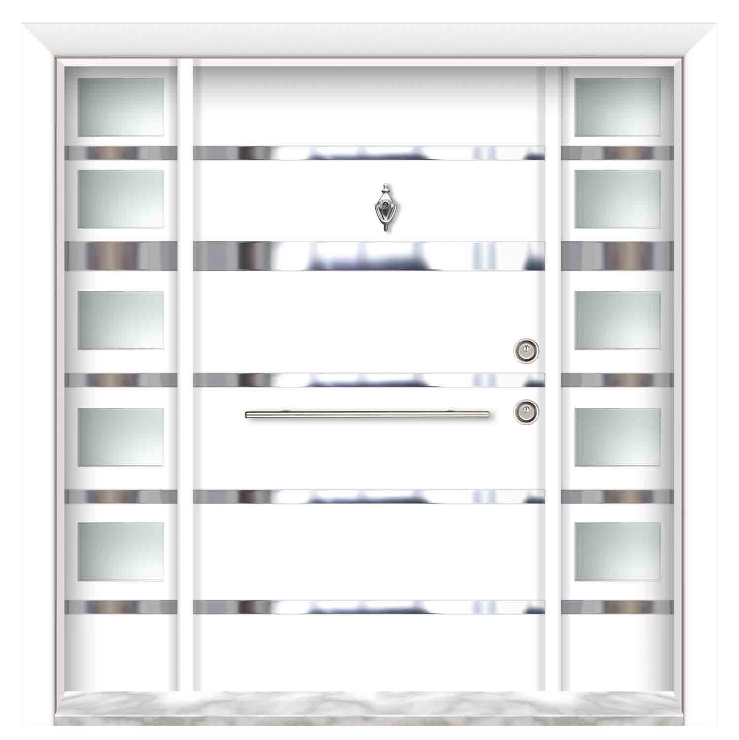 White Private Villa Door