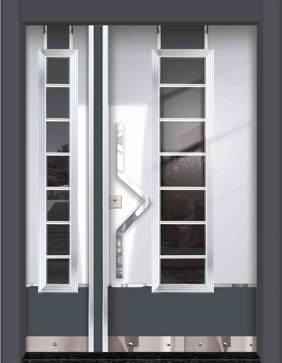 White Villa Entrance Door