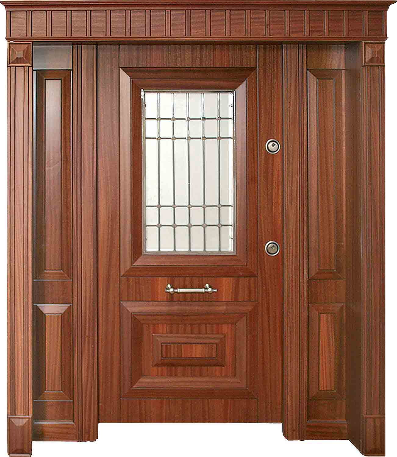 Wooden Villa Door Model